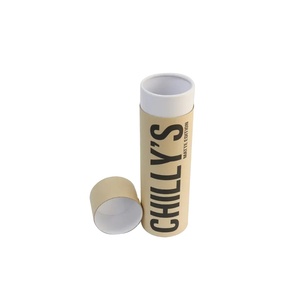 Tubo de papel de botella de agua elegante de cartón Kraft-Diseño personalizado-Venta al por mayor a granel de Vietnam - Product Image 1