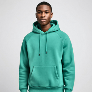 Bulk zip <b>hoodie</b> with heavyweight <b>hoodie</b> construction and embroidered <b>hoodie</b> details for US clothing brands - Product Image 2
