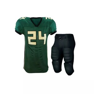 Uniforme de fútbol americano de diseño personalizado para jóvenes Tops bordados de alta calidad y pantalones acolchados Técnicas impresas - Product Image 5