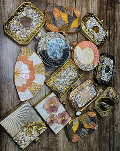 Pochette de luxe en nacre faite à la main de l'Inde sac de soirée parfait pour la dame de la mode à vendre - Product Image 6