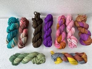 Cintas de Seda Sari Multicolores, Hechas a Mano, Hilo Textil de Seda Reciclada para Joyería, Macramé, Tejido, Crochet y Manualidades - Product Image 4