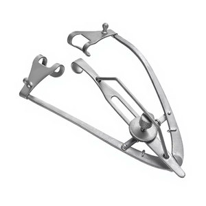 Espéculo de Park Eye de 3 1/2 pulgadas con hojas fenestradas de 14 mm, instrumento quirúrgico manual de ORL, acero inoxidable de primera calidad, reutilizable, CE - Product Image 1