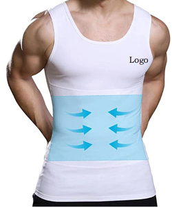Débardeur gainant respirant en tissu élastique avec imprimé animal et col rond pour homme - Product Image 6