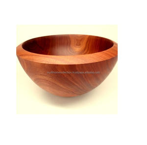 Cuenco para servir restaurantes, respetuoso con el medio ambiente, cuencos de comida de madera de alta calidad brillante, ideal para el desayuno, almacenamiento de aperitivos por la noche - Product Image 6