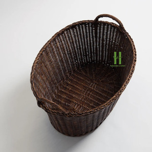 Natural Rattan Eco-friendly Rattan <b>Wicker</b> Modern Design <b>Storage</b> <b>Basket</b> For Laundry Bedroom <b>Storage</b> Boxes & Bins Rattan 2026 - Product Image 1