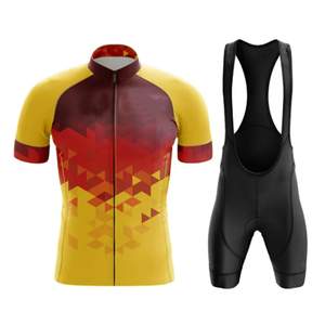 Tenues de cyclisme unisexes OEM en polyester respirant à séchage rapide pour l'extérieur, avec logo et couleurs personnalisés - Product Image 5
