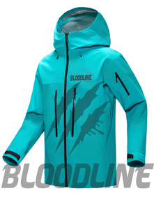 Men's Color Blocking <b>Waterproof</b> Breathable Windproof Eco-Friendly Quick Dry Puffer <b>Jacket</b> Zipper Closure Formal Winter Regular - Product Image 3