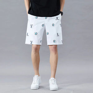 Pantalones Cortos de Algodón para Hombre, Corte Holgado, Cinco Cuartos, Casuales, para Playa, Verano, Finos, Talla Grande, Cómodos y Transpirables - Product Image 4