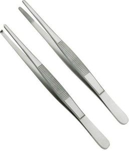 Pinzas de Acero Inoxidable Reutilizables para Aplicación de Medicamentos, Instrumento Quirúrgico Médico para Exámenes Hospitalarios y Uso Sanitario - Product Image 1