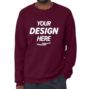 Warm Fleece Crewneck <b>Men</b> Winter Heavyweight Cotton Blend <b>Thermal</b> Plain Pullover Long Sleeve Cozy Top Sweatshirt - Product Image 4