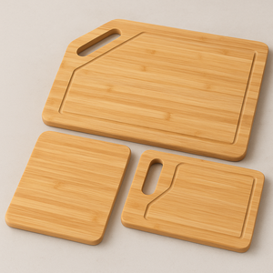 Acacia Wood Cutting Board Set Eco Friendly Wooden Chopping Board for <b>Kitchen</b> Food Prep Meat Vegetable Durable Board - Product Image 3