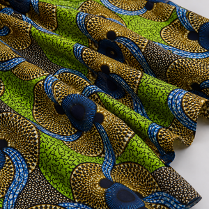 Tela Africana Estampada al por Mayor, Textil de Algodón Ankara, Tela Batik Colorida para Vestidos Tradicionales, Prendas de Moda - Product Image 2