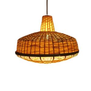 Lámpara colgante de diseño chino tradicional, lámpara de ratán, pantalla tejida de bambú para cocina, Hotel, Villa, hecho a mano, Vietnam - Product Image 2