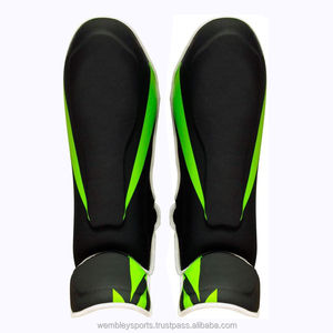 Espinilleras de Boxeo Personalizadas con Logotipo OEM, Protectores de Piernas de Cuero para Deportes, Calentadores de Piernas para Entrenamiento en Oferta - Product Image 3