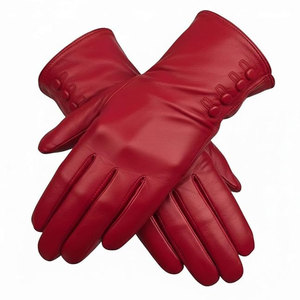 Gants en cuir d'hiver unisexes de luxe pour hommes et femmes, gants en cuir souple pour le sport, l'extérieur, l'usage quotidien, la moto - Product Image 4