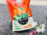 2026 Nueva llegada Nutrisealer Galleta energética de almendras Snack saludable 195g ODM Venta al por mayor Proveedor de Vietnam Muestras gratuitas