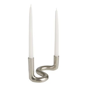 Decorative Metal Candle Holder Featuring Golden Finished Detailing For Modern Living Room Enhancement Projects - Product Image 2