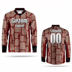 Camiseta de Paintball Profesional Personalizada, Impresión Digital de Alta Calidad, Diseño de Última Generación, 100% Poliéster, Antibacteriana, de Secado Rápido - Product Image 6