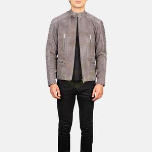 Veste en daim pour homme, qualité supérieure OEM, nouvelle mode, hiver, en cuir suédé - Product Image 1