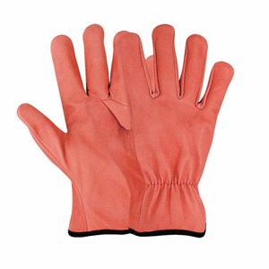 Best Performance Cowhide Grain Leather Yellow <b>Driver</b> <b>Gloves</b> Heat Resistant Industrial Safety Durability Gardening <b>Gloves</b> - Product Image 4