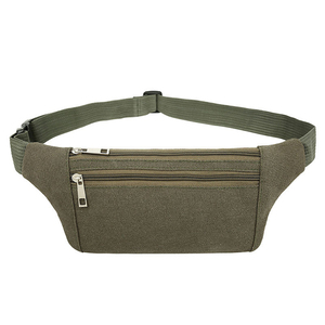 Sac banane moderne en cuir avec fermeture éclair sécurisée, pochette à ceinture réglable pour le shopping, la marche, le cyclisme et les activités quotidiennes décontractées - Product Image 1