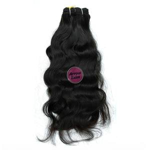 Extensiones de Cabello Humano Remy Malayo con Ondas Naturales, Doble Trama a Máquina, Aptas para Permanente, Negro Natural - Product Image 3