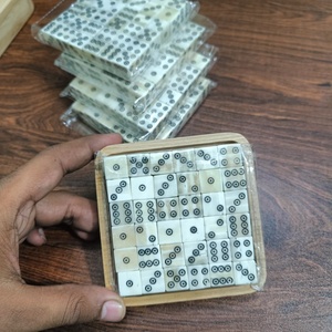 Ensemble de dés de jeu carrés faits à la main en os de vache poli, écologiques et étanches, 36 pièces, pour jeux de société, jeux de rôle de table et collectionneurs - Product Image 5