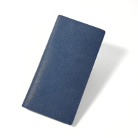 [Article populaire] Portefeuille long en cuir Saffiano de qualité supérieure Castello pour homme et femme, bleu marine, gris, vert, noir
