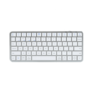 Bàn phím nhôm không dây, kích thước đầy đủ, kiểu cắt kéo, bố cục tùy chỉnh, pin sạc 400mAh, chế độ kép, cổng Type-C, siêu mỏng - Product Image 3