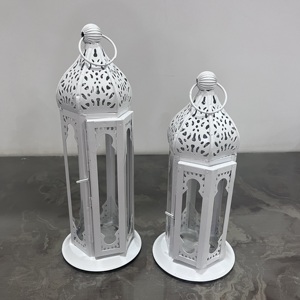 <b>Moroccan</b> Iron Decorative <b>Lantern</b> for Christmas Home Decor - Product Image 3