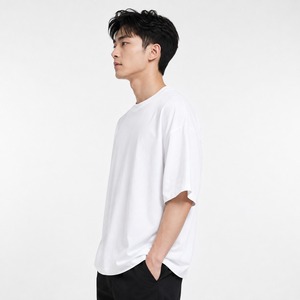 เสื้อยืดโอเวอร์ไซส์ผู้ชายสไตล์ลำลอง เนื้อผ้านุ่ม ทรงหลวม สวมใส่สบาย เคลื่อนไหวง่าย และคุณภาพทนทาน - Product Image 3