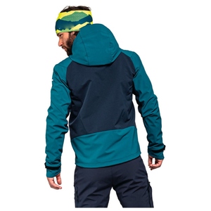 Custom OEM <b>Mens</b> Softshell Cycling Winter <b>Jacket</b> Waterproof Windproof Breathable <b>Reflective</b> Logo Hooded Zipper Outdoor Sports - Product Image 2