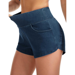 Shorts de Cintura Media para Mujer, de Poliéster/Nailon, con Bolsillos, Transpirables, Ecológicos, de Secado Rápido, Corte Ajustado - Product Image 2