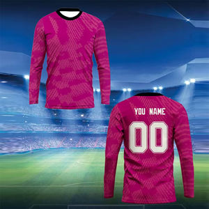 T-shirt à manches longues pour homme, coupe classique, col en V, respirant, écologique, 220 GSM, polyester, de bonne qualité, entièrement sublimé - Product Image 3