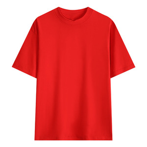 เสื้อยืดคอตตอนเนื้อหนัก 220 กรัม แขนสั้น ทรงไหล่ตกเล็กน้อย รับปักโลโก้ตามแบบ OEM พร้อมพิมพ์ลายตามสั่ง - Product Image 3