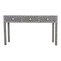 Table de Console faite à la main pour décoration de salon, armoire de Buffet de salon en nacre, conception OEM au Vietnam
