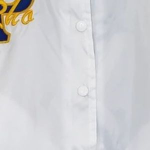 Chaqueta de Sororidad Blanca Personalizada para Mujer, con Logotipo Griego Bordado, Manga Larga, Estilo Casual Universitario, Venta al Por Mayor - Product Image 5