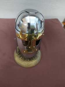 Casco medieval, casco antiguo, casco de película, casco de tiro, mini casco, casco de acero, casco espartano, casco vikingo - Product Image 6