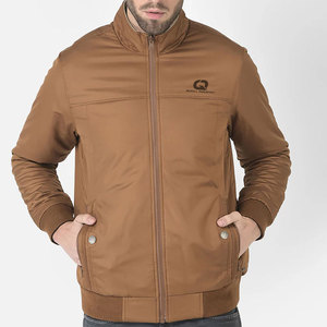 Blouson bomber décontracté moderne pour homme, léger et confortable pour le quotidien, doublure douce, nylon, fermeture éclair lisse - Product Image 1