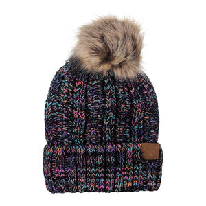 Stylish Pom Pom <b>Cap</b> with Warm Knit Texture for Winter Adventures <b>Hiking</b> Travel Camping and Everyday Outdoor Style - Product Image 6