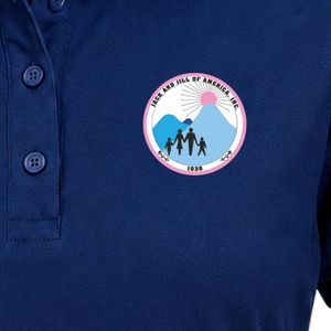 เสื้อโปโลปักลายตราสัญลักษณ์ Navy Blue Jack & Jill แขนสั้น คอปก ติดกระดุมด้านหน้า น้ำหนักเบา ผลิตตามสั่งสำหรับสโมสร - Product Image 5