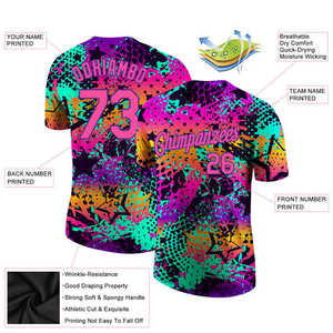 Camiseta de Béisbol Azul Unisex Personalizada, Manga Corta, Cuello en V, Nombre del Equipo Sublimado, Absorbe la Humedad, 100% Poliéster, Ajustada, para Adultos - Product Image 6
