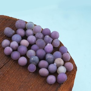 25 pierres précieuses d'agate de raisin naturelle, sélectionnées à la main, 8-10 mm, brutes, non taillées, cristal de guérison, véritables, pour la fabrication de bijoux - Product Image 2