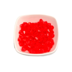 Perline rotonde rosse ILAN da 8 mm per la creazione di gioielli - Product Image 1