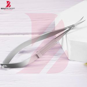 Tijeras de Acero Inoxidable de Alta Calidad para Cejas y Vello Facial, Corte Suave y Fácil, Antioxidantes, Servicio OEM/ODM - Product Image 6