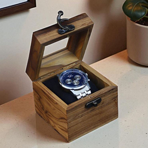 Caja de Madera para Relojes con Compartimento Extraíble, Elegante Estuche de Madera para Exhibición de Relojes para Regalos de AYAANS - Product Image 5