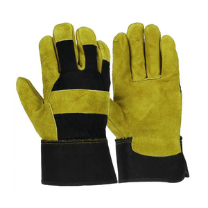 Guantes de Trabajo de Cuero Vacuno Reforzado, Resistentes a Cortes, con Protección Térmica, para Uso Industrial - Product Image 2