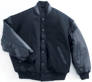 Nouvelle Arrivée 2026 – Blousons universitaires élégants en cuir et coton respirant avec manches en cuir pour homme - Product Image 3