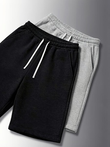 Pantalones Cortos Cargo para Hombre, Corte Holgado, Cintura Elástica, Cintura Media, con Bolsillos Profundos, para Uso Diario Informal al Aire Libre - Product Image 2