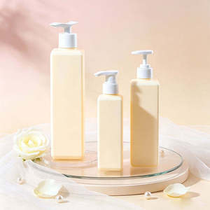 300ml/500ml/750ml Square Plastic <b>Pump</b> <b>Bottle</b> HDPE <b>Dispenser</b> New Body Wash Shampoo Conditioner & Shower Gel (Empty) - Product Image 5